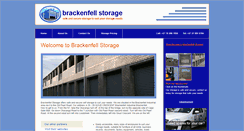 Desktop Screenshot of brackenfellstorage.co.za